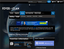 Tablet Screenshot of feverclan.com